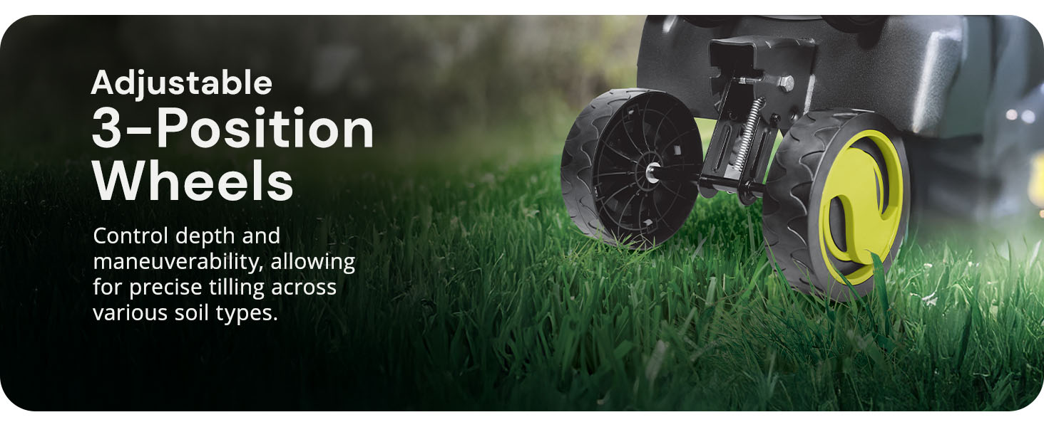 Sun Joe Electric Garden Tiller Cultivator, Steel Tines, 12 Amp, 16 Inch, Black