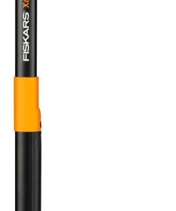 Fiskars Garden Tools Set, 3 Pieces, Xact Weed Cutters, Stainless Steel/Plastic, Solid Combination Hoe and Trowel, Fibreglass Reinforced Plastic, Black/Orange, 1077307