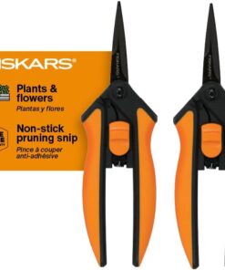 Fiskars Flower Gardening Tool Set with Floral Pruner, Trowel, Cultivator, Garden Gloves, and Ultra-Light Kneeling Cushion for Outdoor Use (5 Piece Kit)