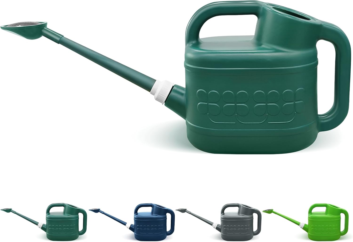 2 Gallon Watering Can, Garden Watering Can Outdoor, Plant Water Can with Removable Long Spout and Stainless Steel Sprinkler Head, Large Plastic Outdoor Watering Cans for Gardening Flower Plants - Image 2
