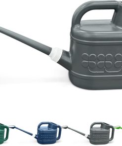 2 Gallon Watering Can, Garden Watering Can Outdoor, Plant Water Can with Removable Long Spout and Stainless Steel Sprinkler Head, Large Plastic Outdoor Watering Cans for Gardening Flower Plants