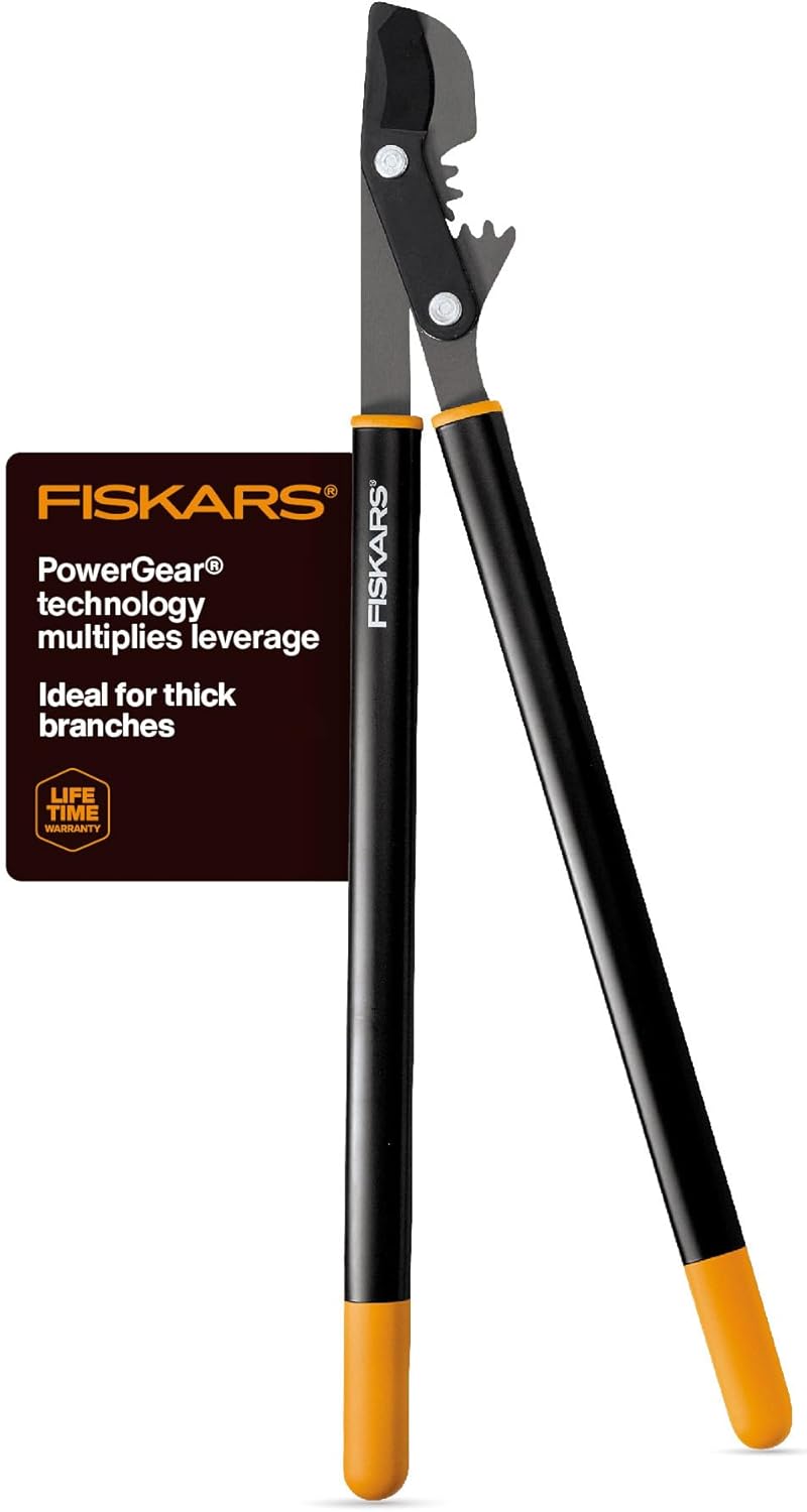 Fiskars House Essentials for New Home Tool Set, 6 Piece Kit w/Loppers, Garden Scissors, Pruners, Folding Saw, IsoCore Hammer, & Utility Knife, Indoor DIY & Outdoor Gardening, Great Housewarming Gifts - Image 5