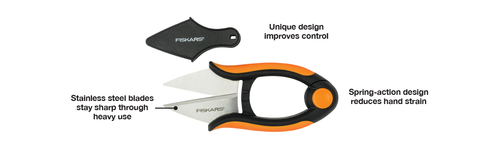 Fiskars Garden Herb Snip, 5 Inch